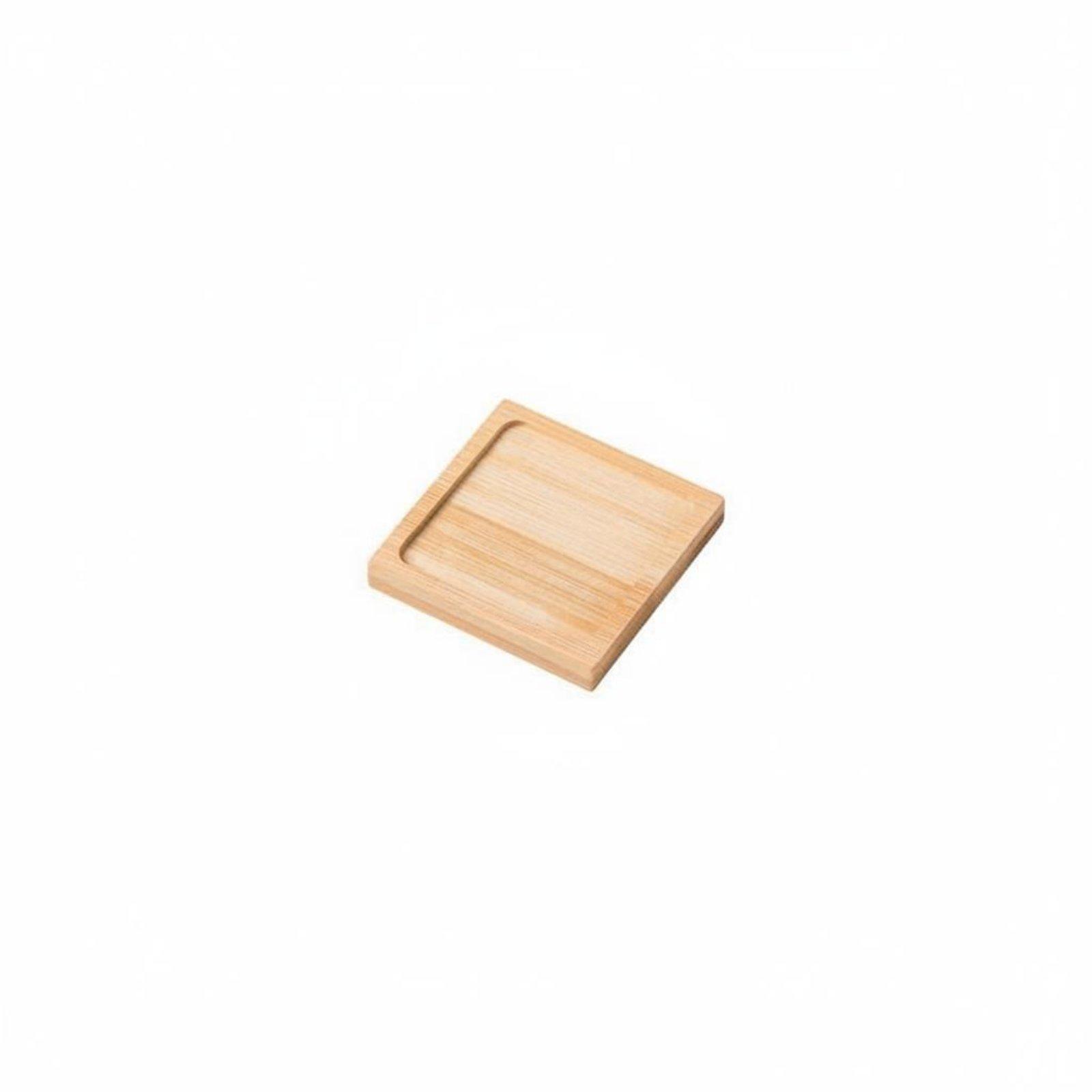 ถาดรองน้ำไม้ไผ่ทรงสี่เหลี่ยมเล - Drip Tray Saucer บทวิจารณ์และราคา