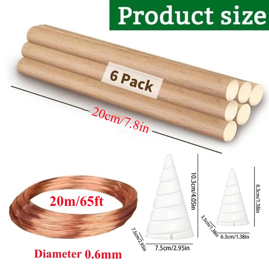 20 M/65ft Electroculture สวนทอ - Copper Wire Roll บทวิจารณ์และราคา