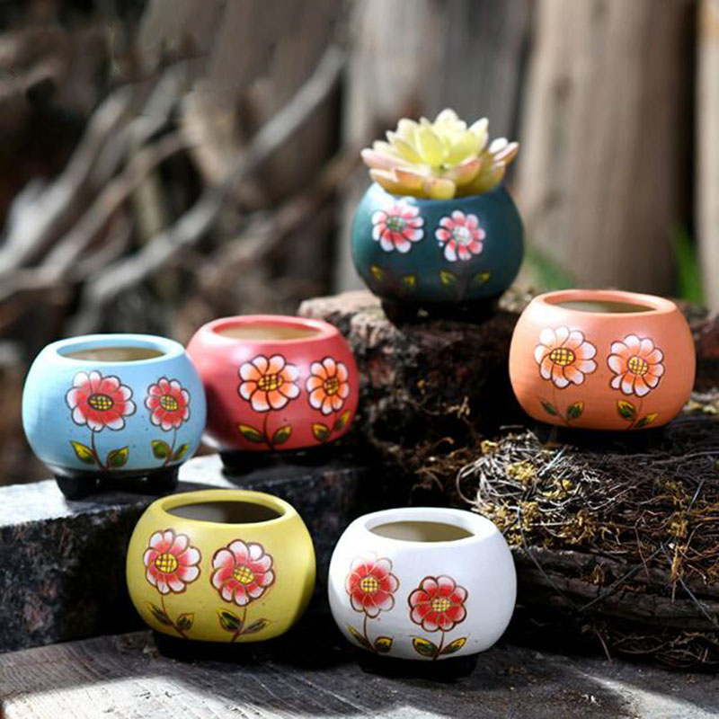6 ชิ้น/เซ็ต Porcelain Handpain - Bonsai Garden Art บทวิจารณ์และราคา